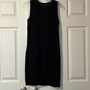NWT Talbots sleeveless black shift dress Small